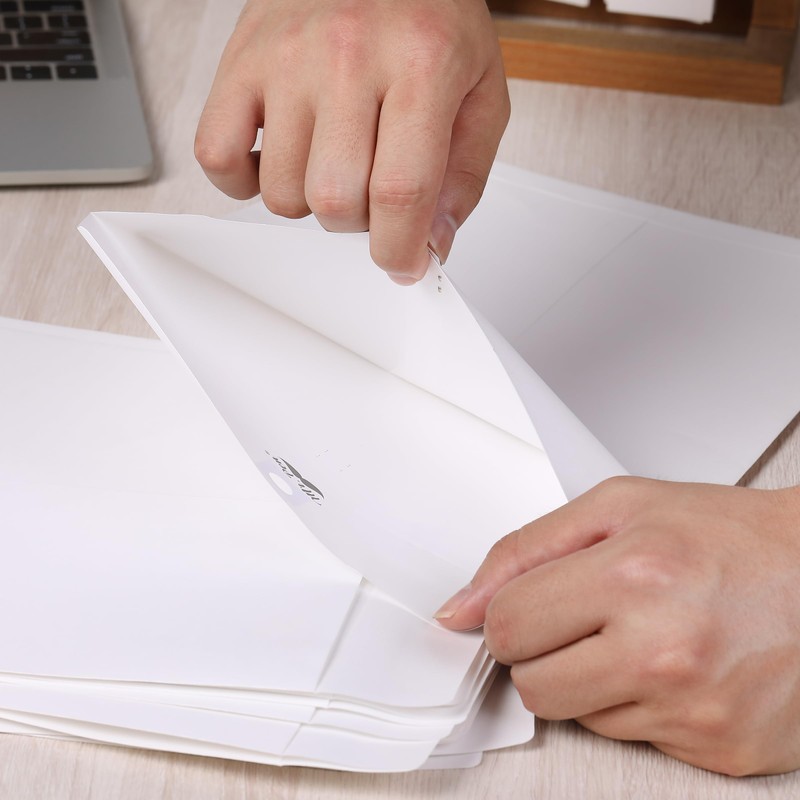 Mr. Pen- Clasp Envelopes, 18 Pack, 9" x 12", White