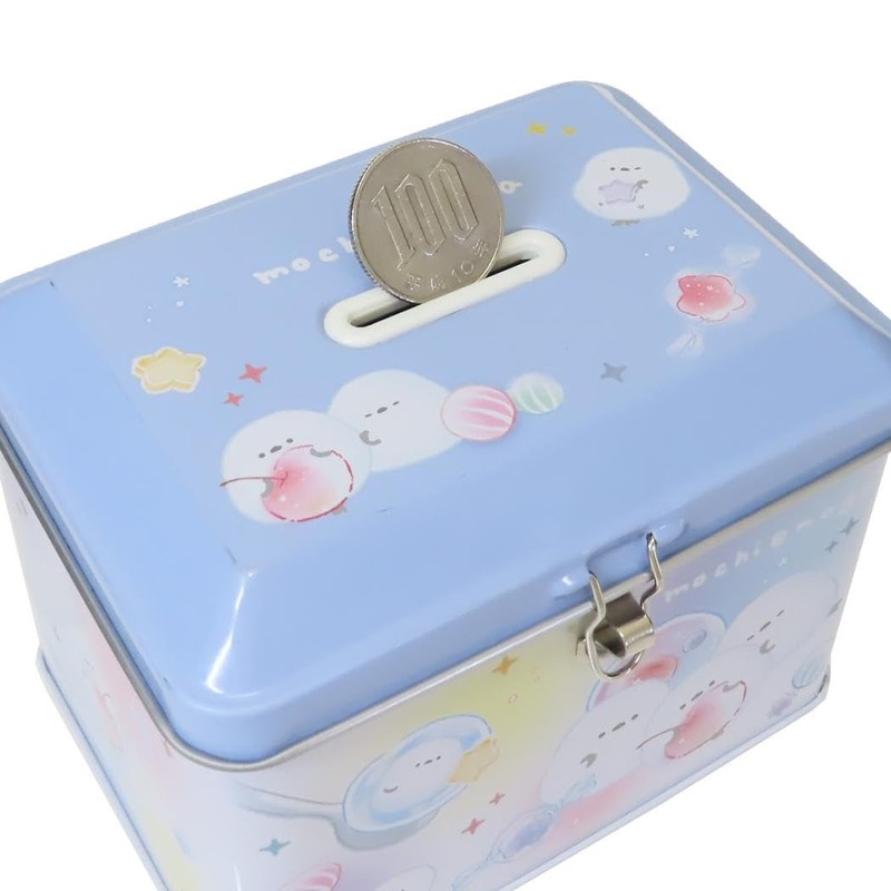 [Money Box] Can Bank with Key/Mochina Coolier Gift Cute Goods