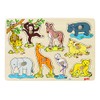 Goki 57829 Puzzle African Animal Children 9 Pieces