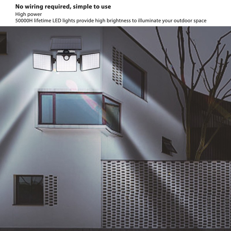 Solar Outdoor Light with Motion Sensor 50000H LED IP65 Waterproof