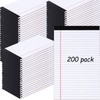 Gueevin 200 Pcs Legal Pads 5x8 Inch Note Pads Lined