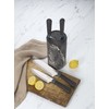 Hampton Forge 897344 Keen Black Marble 5-Piece Cutlery Set