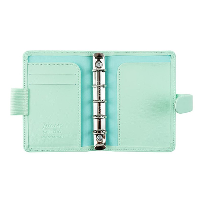 Filofax Mini Saffiano Organiser - Neo Mint
