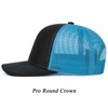 FEOYA Men's & Women's Adjustable Mesh Baseball Cap - Black,