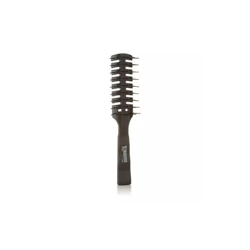 Scalpmaster 7 Rows Vent Hair Stylist Brush- Black