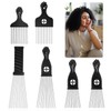 6 African American African American Black Fist Afro Combs