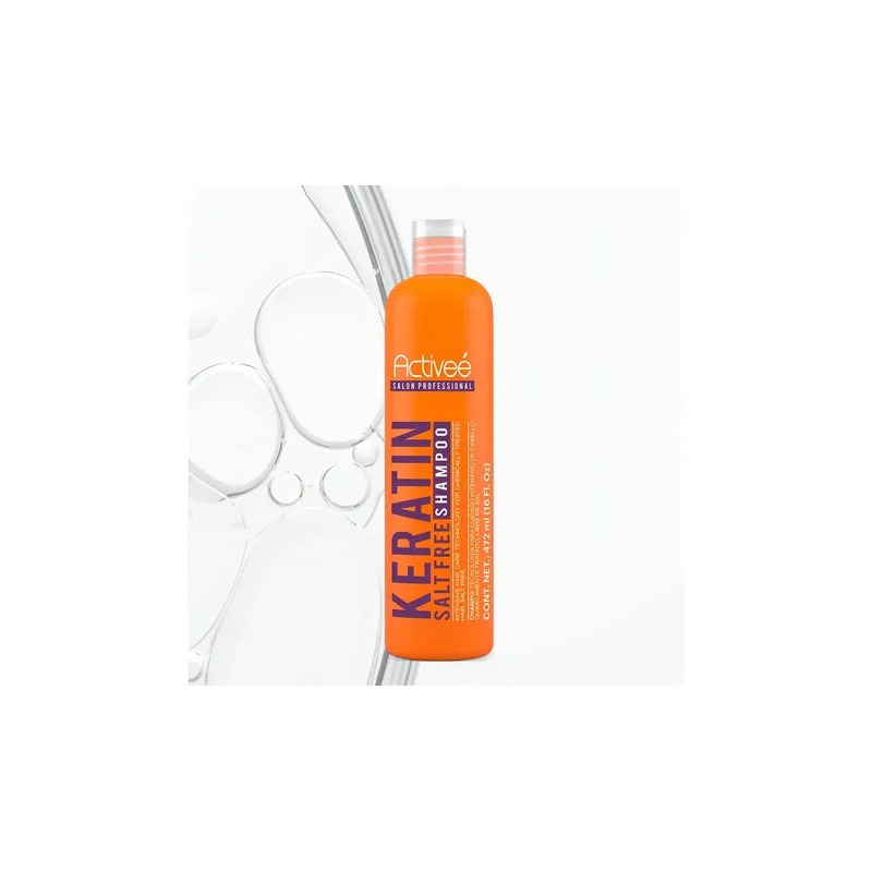 Shampoo Activee Professional Keratin Tecnologia para cuidado Intensivo de Cabello
