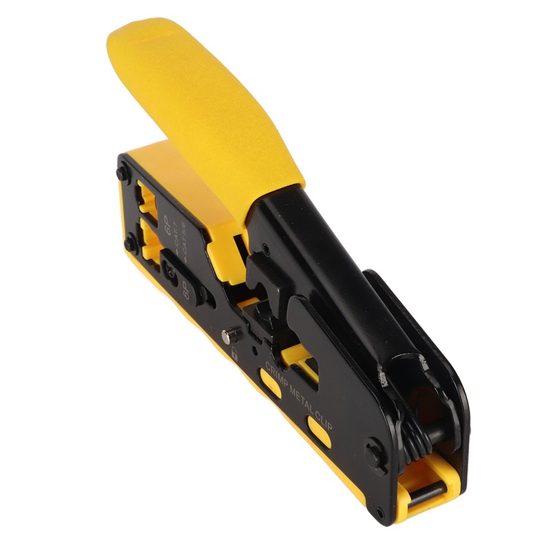 Ethernet Crimping Tool Adjustable Mode Anti Slip Texture Safety Lock