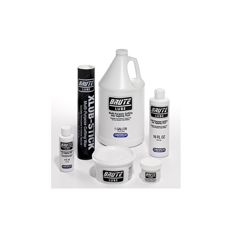 Champion Cutting Tool BruteLube 2 oz Tub Cutting Wax Lubricant: