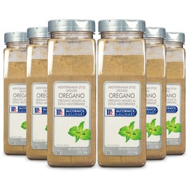 McCormick Culinary Mediterranean Style Ground Oregano, 13 oz (Pack of 6) - Six 13 Ounce Containers of Ground Oregano Spice, Use in Greek and Italian Cuisines for Full Flavor