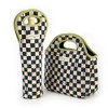 Lunch Tote Bag - Courtly Check Print Neoprene Lunch Tote