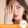 IKOPFLN Ring Adjustable Ringe von Größe Modeschmuck für deinen individuellen
