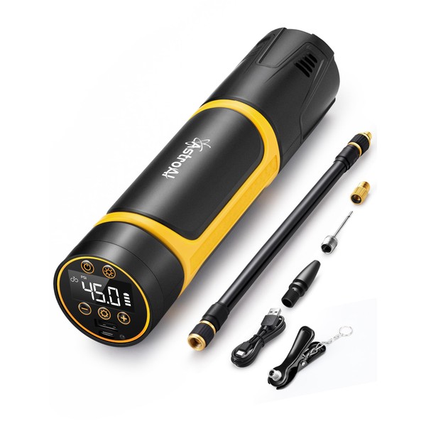 AstroAI Bicycle Air Pump, Electric Air Compressor, Motorcycle, Air Pump,
