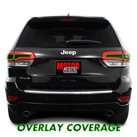 SlickMod PreCut Vinyl Smoke Tint for 2014-2021 Jeep Grand Cherokee Tail Light (4. Taillight Cutout, 20% Dark Smoke)