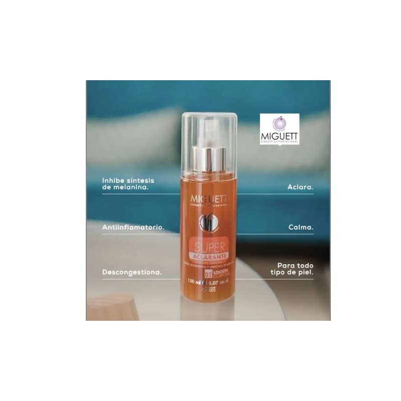 Super Aclarante Loción Aclarante para Axilas y Entrepiernas, 150 Ml