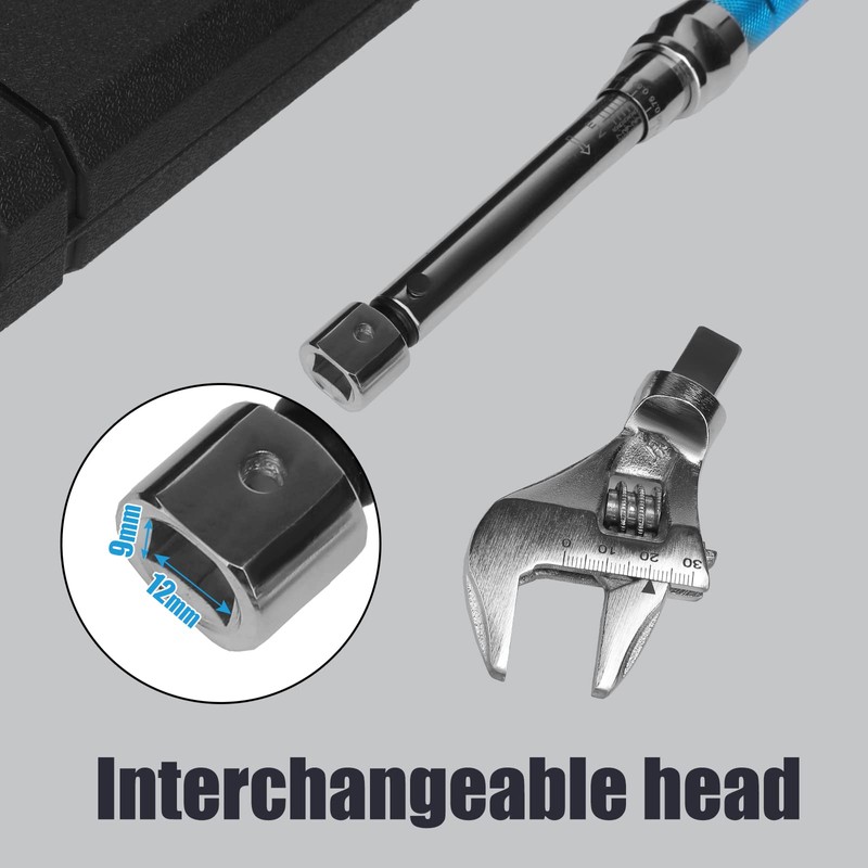 COTOUXKER Adjustable Torque Wrench, 5 to 30 Nm 30mm Open