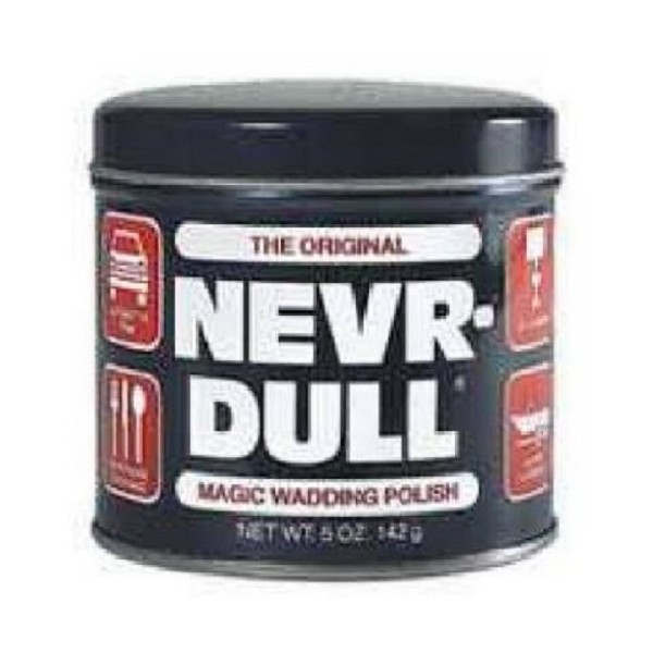 Nevr-Dull Original Model L 5 oz Magic Wadding Metal Polish - Quantity 8
