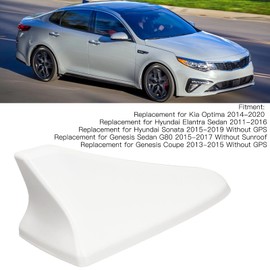 GOTOTOP Car Shark Fin Antenna Cover 96219 D5000EBQK Roof Aerial Base Replacement for Optima 2014 2015 2016 2017 2018 2019 2020 (White)