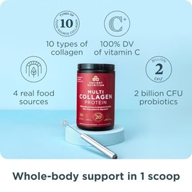 Proteína Polvo Colágeno Probióticos Ancient Nutrition Múltiple Sabor Vitamina Porciones Péptidos Hidrolizados Que Apoyan Piel Uñas Salud Intestinal