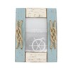 Zhenzan Frames 4x6 Inches Nautical Wood Picture Frame with Jute