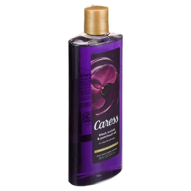 Caress Moisturizing Body Wash Black Orchid & Patchouli Oil 18