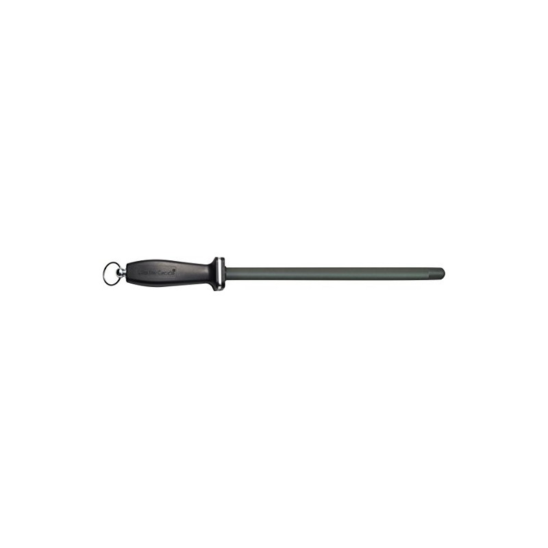 Master Grade Impact Resistant Black Ceramic Finish Knife Sharpener Rod,