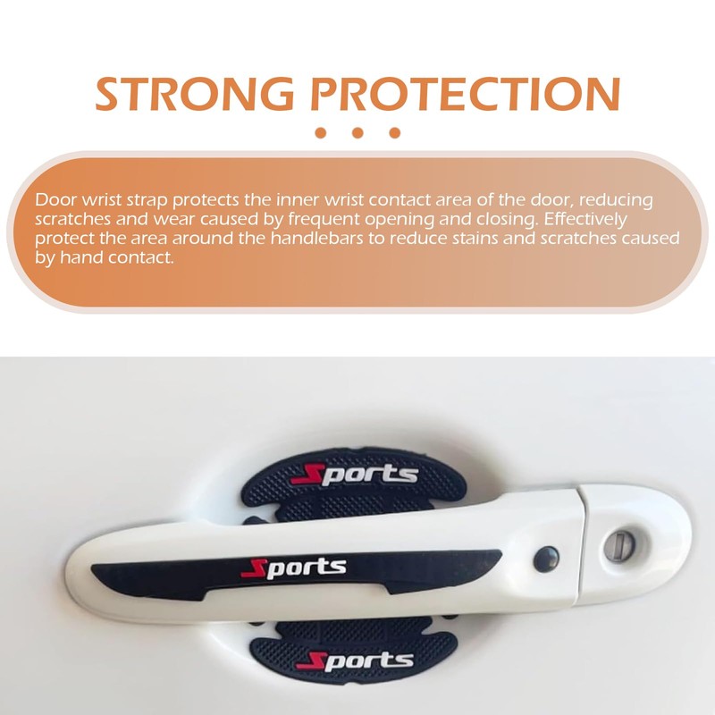 Ferianl 8PCS Car Door Handle Protector, Sport Car Door Handle