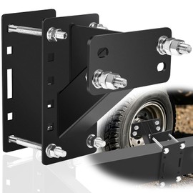 VQOIHP Spare Tire Carrier, Boat Trailer Mount Bracket, Heavy Duty Lock Holder,Fits 4 & 5 & 6 Lugs Trailer Wheels on 4", 4.5'', 4.75'', 5'' and 5.5'' Bolt Patterns,Holds up to 150 Lbs