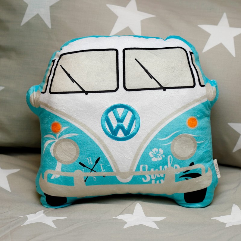 Puckator Volkswagen VW Camper Bus Plushies Cushion - Surf -
