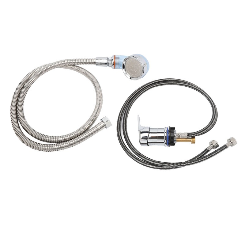 Salon Shampoo Bowl Faucet Sprayer Kit with 120cm Hose Mixing