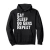 Eat Sleep Do Gens Repeat DBD Survivor Main Pullover Hoodie