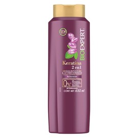 Shampoo Bioexpert 2 en 1 Keratina Restauración 650 ml
