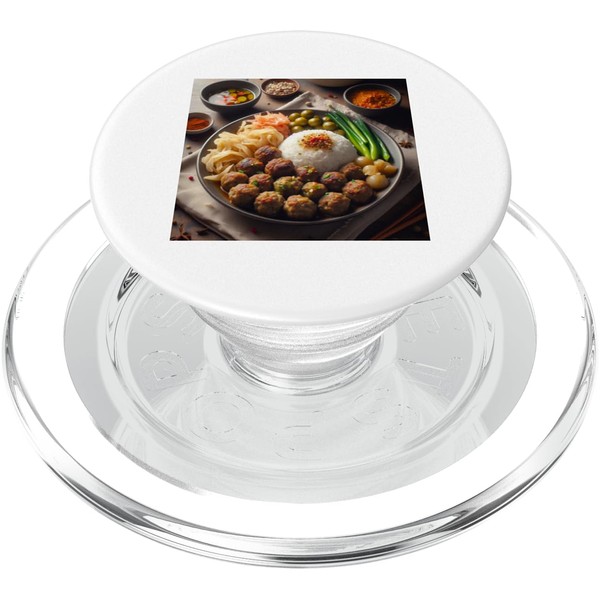 Really Like Bakso Indonesian Food Meatball Noodle Surimi PopSockets PopGrip