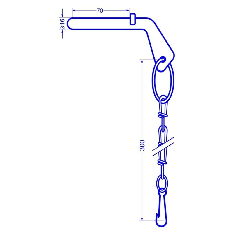Solid Corner Bolt Pin Plug Bolt for Three Sides Dump