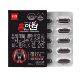 [Dr.Pharm] Male Power Hole-in-One Saw Palmetto Octacosanol (2 months supply) / [닥터팜] 남성파워 홀인원 쏘팔메토 옥타코사놀 (2개월분)