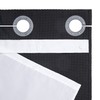 River Dream Hotel Grade No Hooks Needed Shower Curtain with