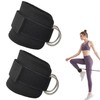 2Pcs Ankle Straps for Cable Machines for Kickbacks, Work Out