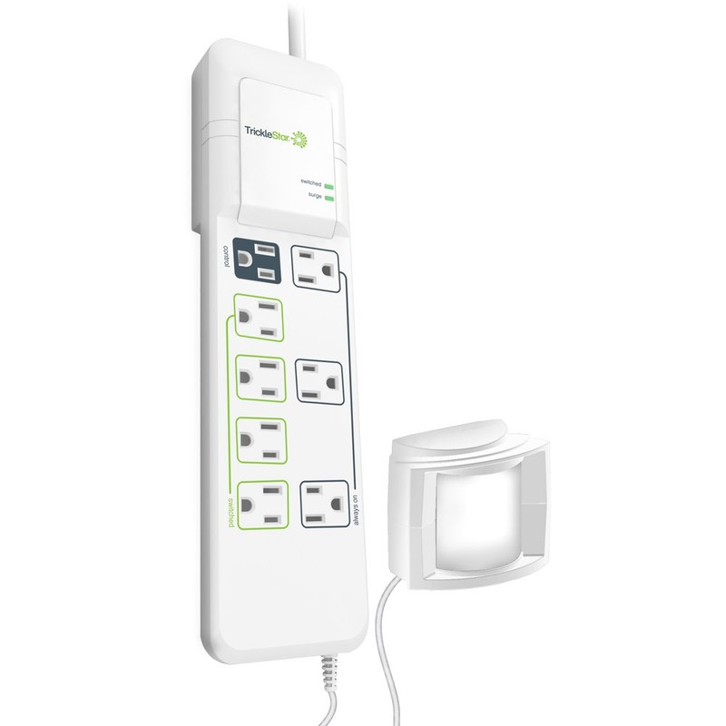 Trickle Star 183SS-US-8XX/7 Motion Sensor PowerStrip, 1080 Joules, 7 -Foot