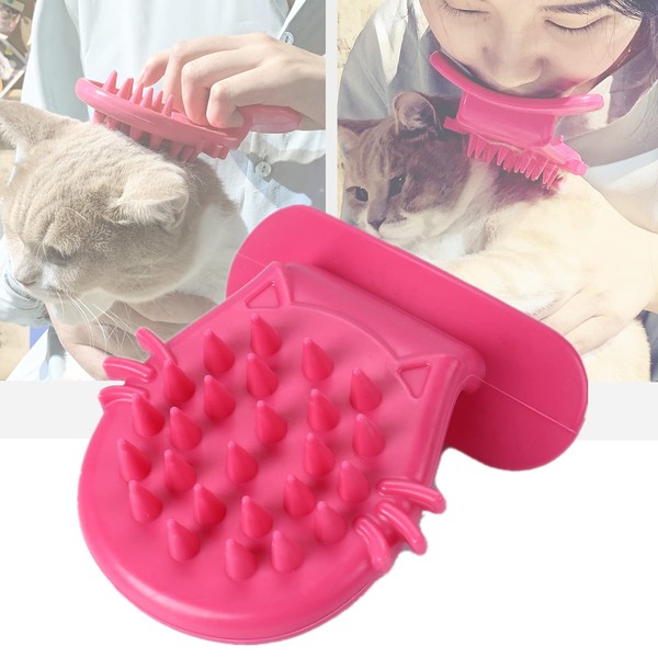Cat Brush Shedding Grooming, Soft Massage Cat Tongue Brush, Licking