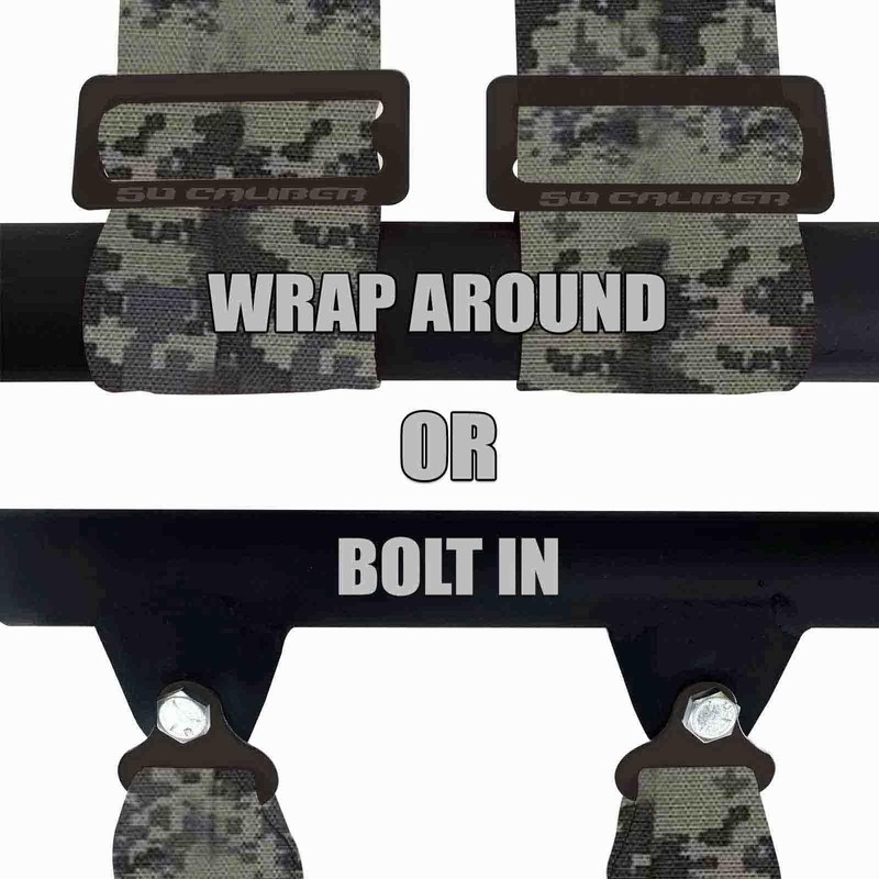 50 Caliber Racing 4 Point Harness, 2 Inch Safety Belt