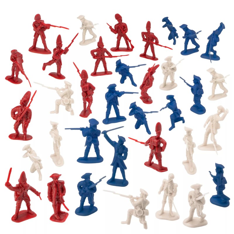 BMC Revolutionary War Plastic Army Men Battle of Yorktown AWI