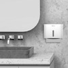 PLUSSEN Paper Towel Dispenser Wall Mount, Adhesive No Drilling Multifold