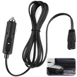 2m 12V DC Car Refrigerator Power Cord - Durable Electric Cooler Box Power Supply Cable for Trucks, RVs - Universal Compatibility for 12V Car Fridges