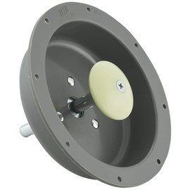 Kason 486 Wide Recessed Inside Release Handle, 1-3/4" Plunger Push Rod for 4" Thick Door of Walk-in Coolers and Freezers