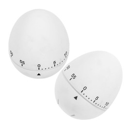 LABRIMP 2pcs Mechanical Egg Timer for Cooking 60 Min Countdown Timer Portable Compact Alarm Perfect for Kitchen Use