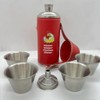 Giggle Golf Winner Winner Chicken Dinner 8 oz Red Flask