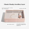 Stackers Blush Pink Classic Medium Jewellery Box Chunky Jewellery Layer
