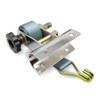 Pair of Polished Stainless Steel Ladder Rack Ratchet Tie-Down Straps