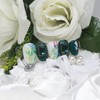 ❗Discount❗ Green Zone Handmade Nail Tips - Short Round /