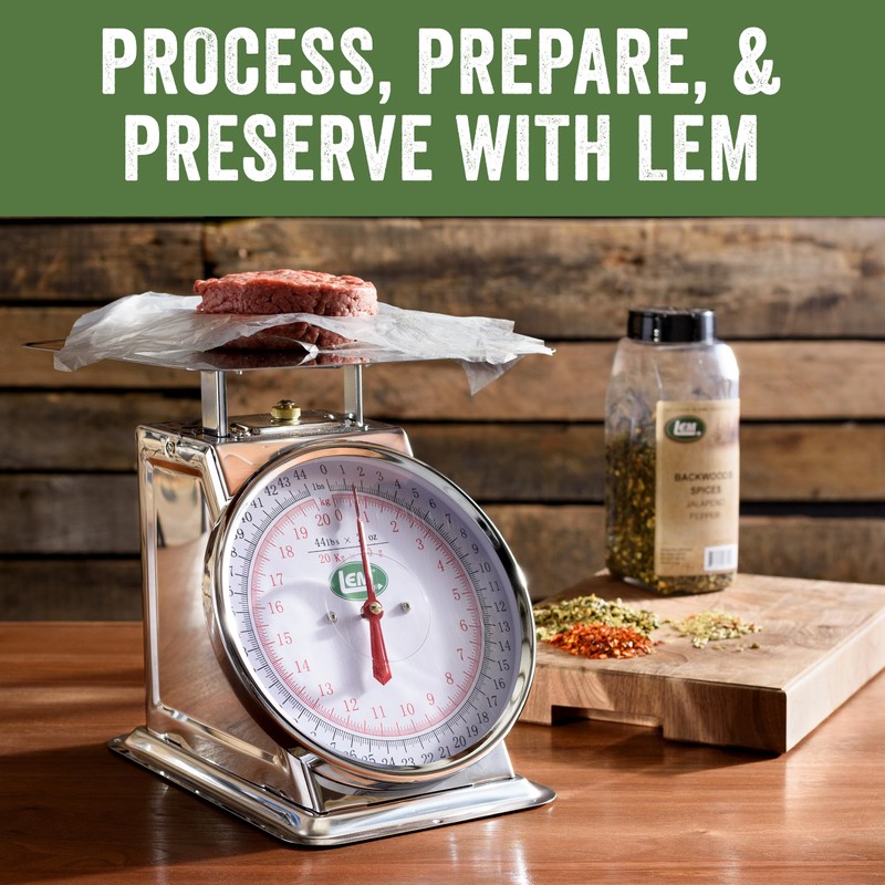 LEM Products 22 lb. Capacity Scale, Stainless Steel, Silver